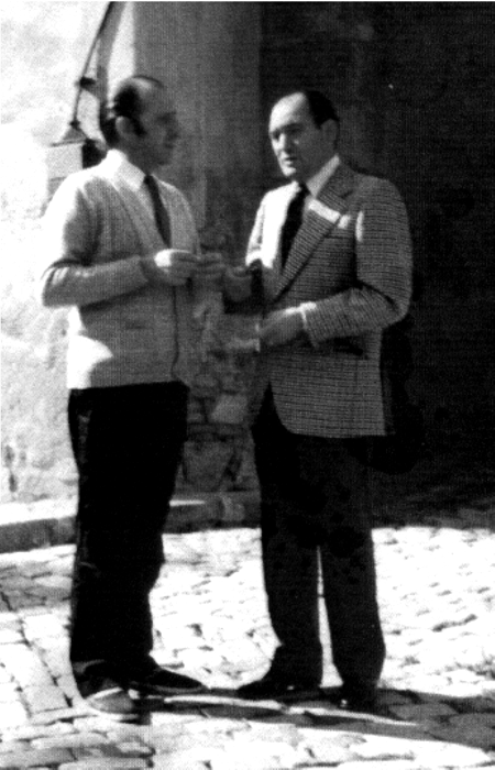 Amigos en Pedralbes.