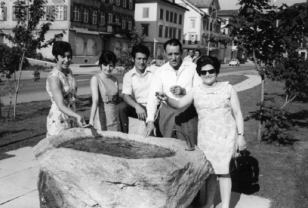 Amigos cellenses en Suiza.