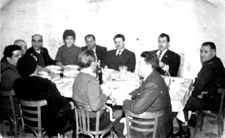 Celebrando el bautizo. Cella