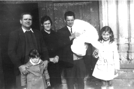 Bautizo de LucÃ­a SancristÃ³bal. Cella