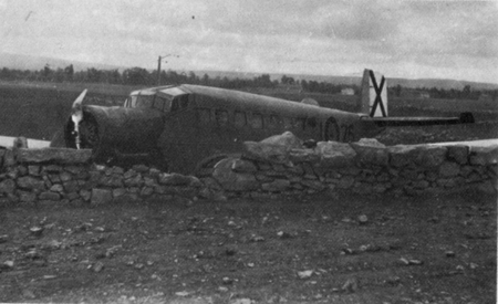 AviÃ³n JU-52. 22 de Octubre de 1951. Cella,