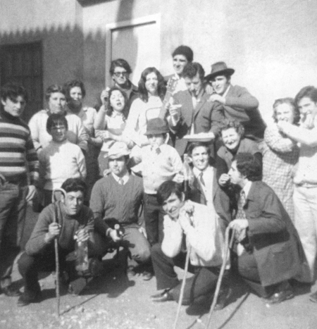 Grupo de quintos de Villarquemado.