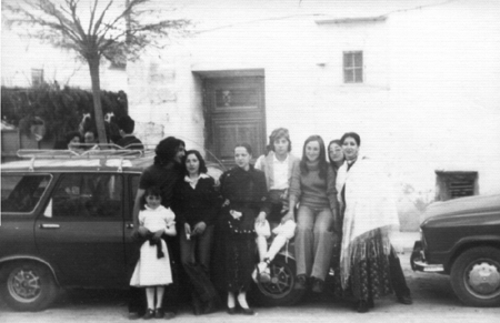 Amigos en la calle. Villarquemado.