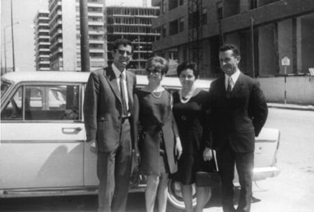 Vecinos de Villarquemado en Madrid.