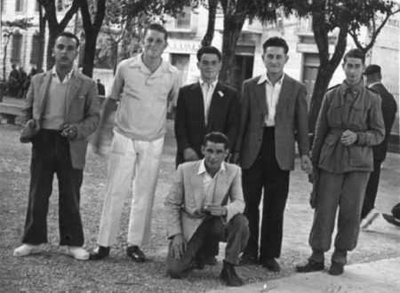 Israel y amigos de Villarquemado en Jaca.