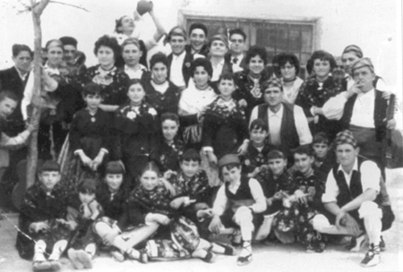 Grupo de joteros. Villarquemado.