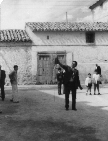 JuliÃ¡n Rubira en las fiestas de Villarquemado.