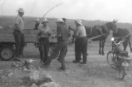 Grupo de cazadores. Villarquemado.