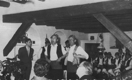 Marcelino Plumed con el pastor de Andorra