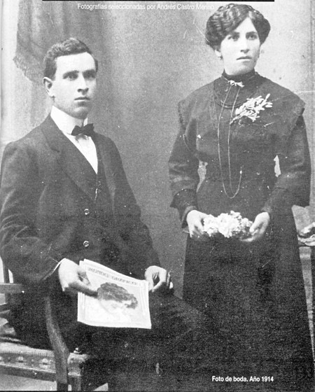 Retrato de boda. Villar del Salz.