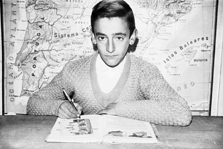 Retrato escolar de Luis LÃ³pez. Gallocanta.