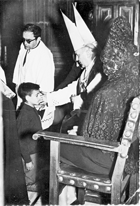 En la confirmaciÃ³n de Luis. Gallocanta.