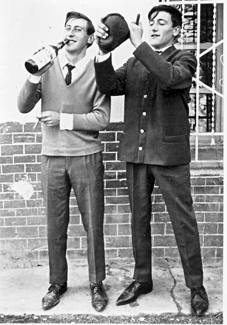 Rafael LÃ³pez y amigo. Gallocanta.