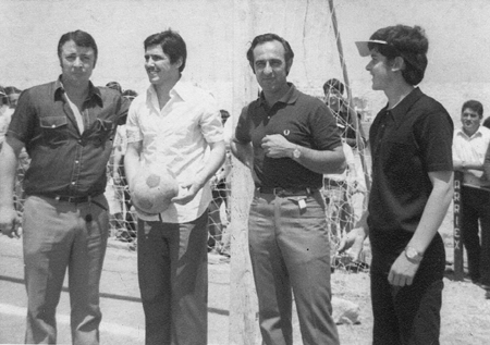 Visita del Real Madrid a Calamocha.