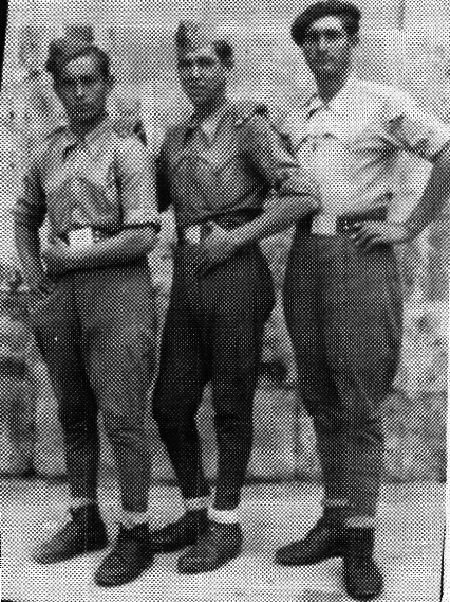 Primitivo y soldados. Alba.