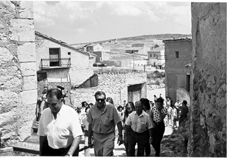 Grupo de vecinos de El Villarejo.