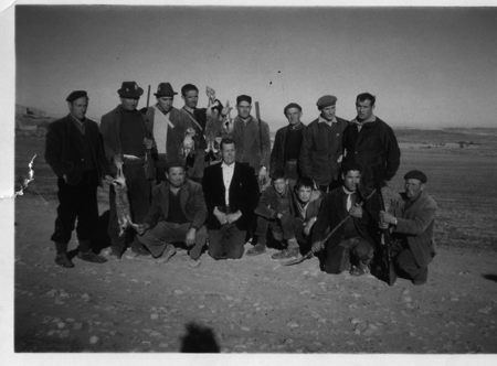 Grupo de cazadores. Monforte.