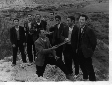 Grupo de vecinos de Monforte.