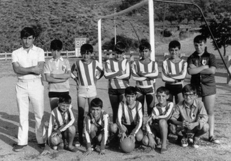 Equipo de fÃºtbol infantil. Daroca.