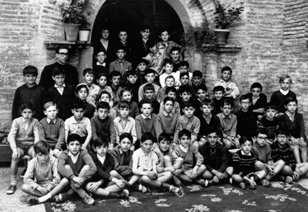 Alumnos del Colegio de los Escolapios. Daroca.