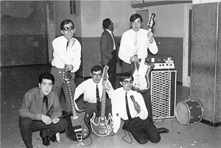 El grupo musical "Los Darek's". Daroca.