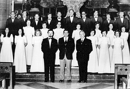 La coral darocense "Ãngel Mingote" en sus comienzos. Daroca.