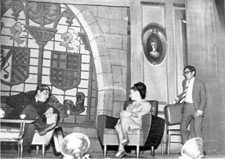 Una escena de la obra "Â¡QuÃ© listo es Calixto!". Daroca.