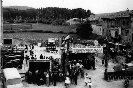 Stand de venta y propaganda de la Coperativa de Daroca.