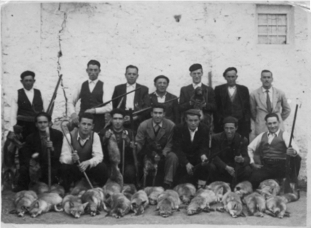 Grupo de cazadores de Torremocha.