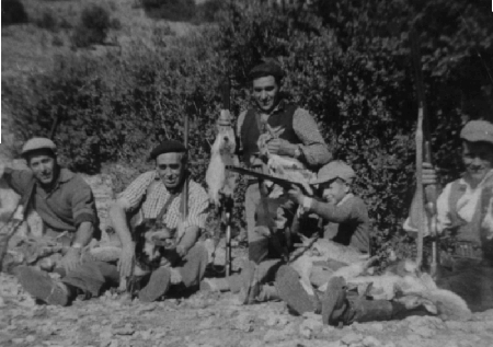 Grupo de cazadores de Torremocha.