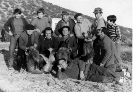 Grupo de cazadores. Torremocha.