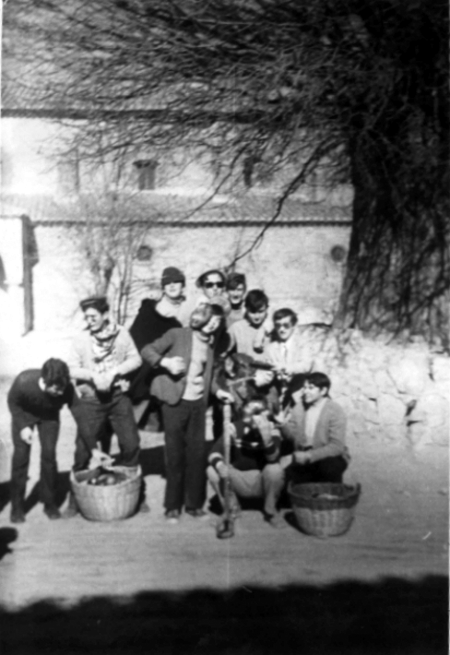 Amigos en fiestas. Torremocha.