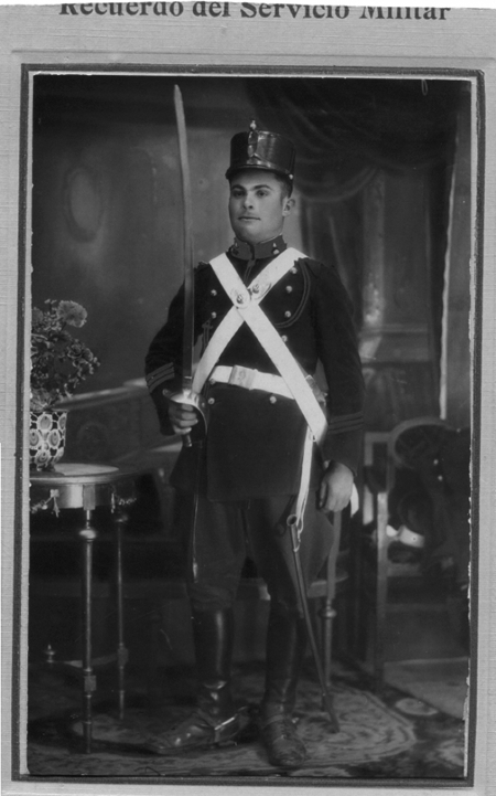 Retrato militar. Villarquemado.