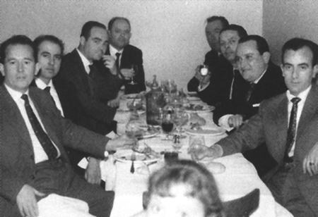 Vecinos de RetascÃ³n en una celebraciÃ³n.