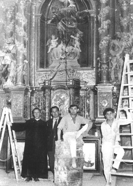 Trabajando en la iglesia. RetascÃ³n.