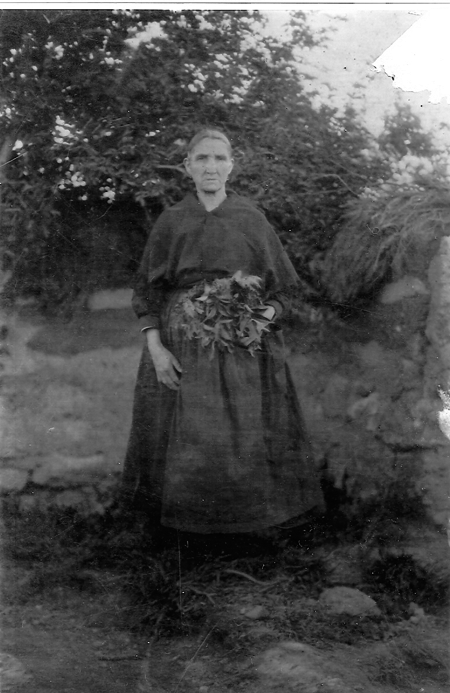 Retrato de una vecina de Lagueruela.