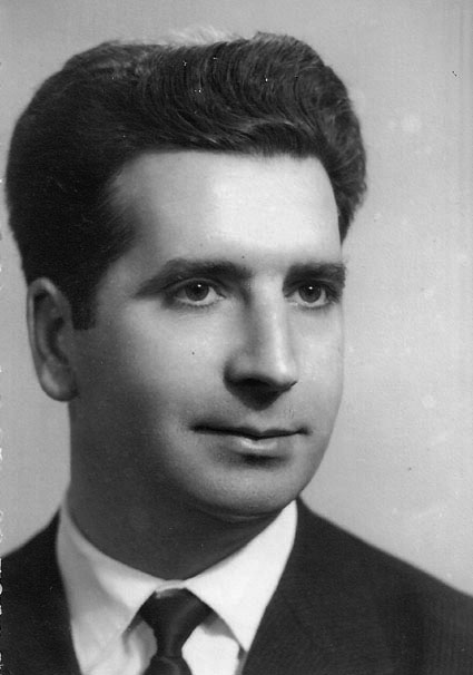 Retrato de Cecilio cuando era joven. Lagueruela