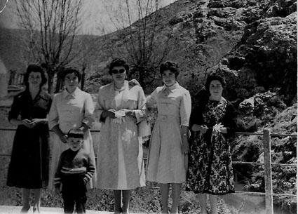 Grupo en el puente. Lagueruela
