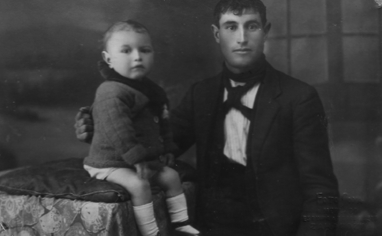 Retrato de padre e hijo. Badules.