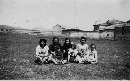 Grupo de amigos en Badules.