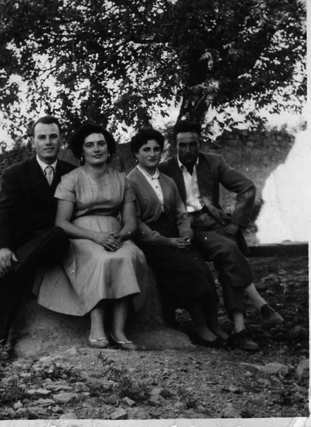 Grupo de amigos en Badules.