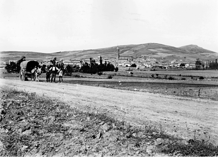 Vista general del pueblo de Tornos.