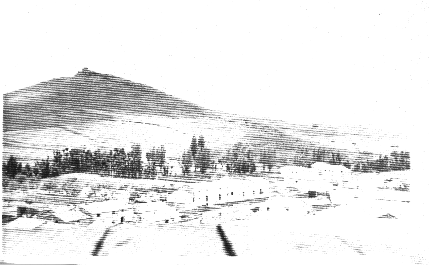 Vista del pueblo. Tornos