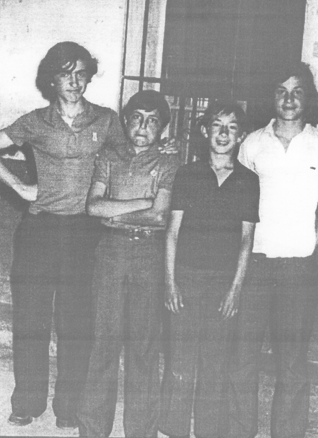 Grupo de amigos de Villarreal de Huerva.