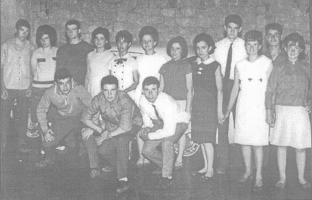 Grupo de vecinos de Villarreal de Huerva.