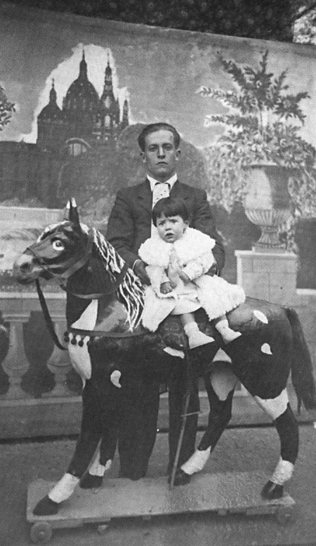 FÃ©lix QuÃ­lez y su prima Tere. Langa del Castillo.