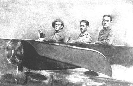 Gregorio y JosÃ© Manuel Quilez con Faustino Utrillas. Langa del Castillo.