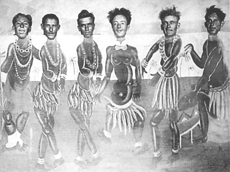 Caricatura tÃ­pica de las fiestas. Langa del Castillo.