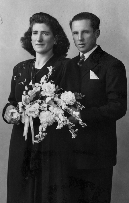 Retrato de boda. Cuencabuena.