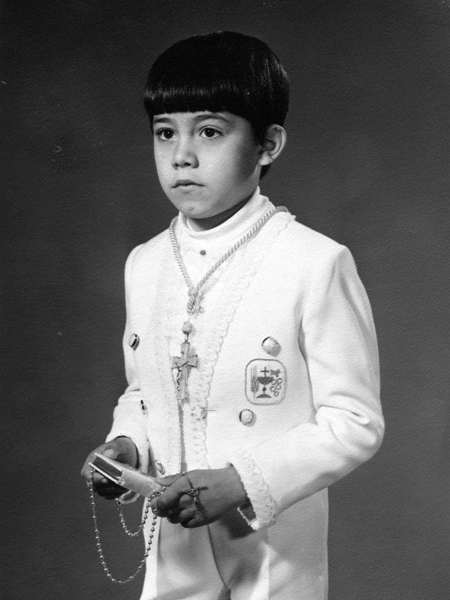 Retrato de Primera ComuniÃ³n. Cuencabuena.